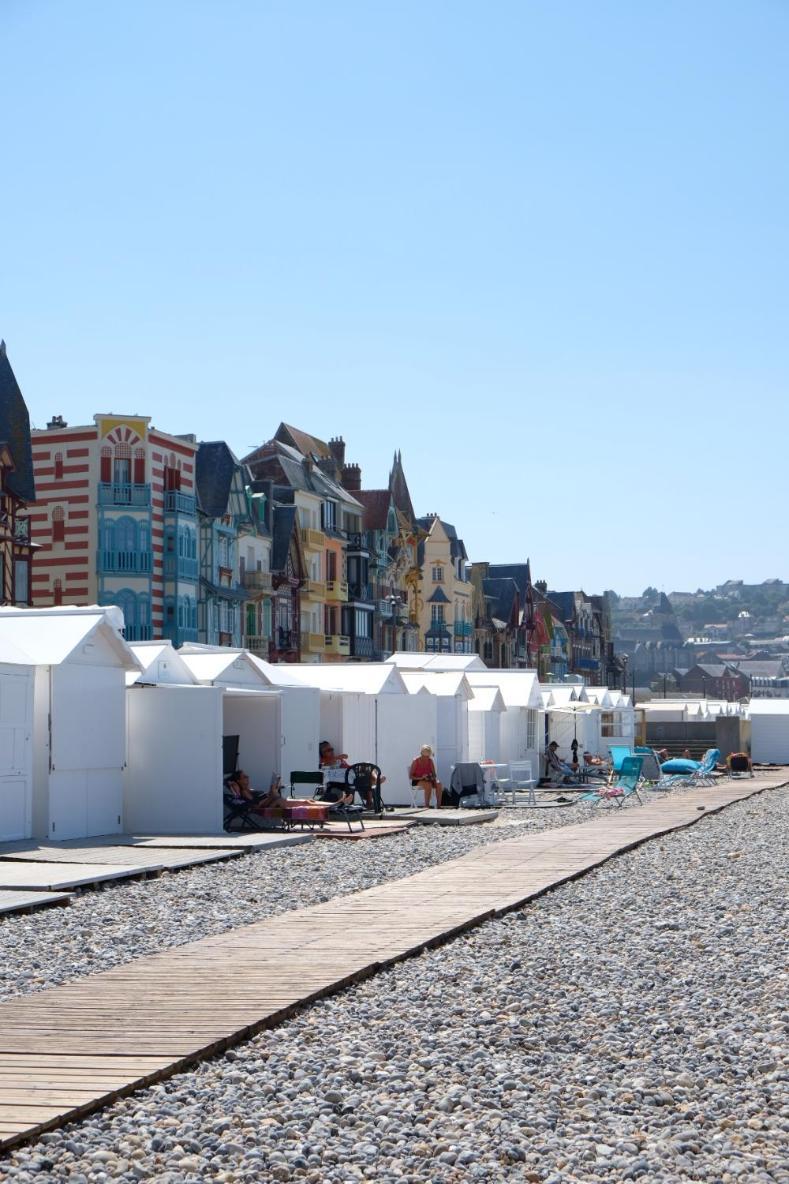 Villa Adele, Bow-Window Vue Mer - Appt 02 Mers-les-Bains Eksteriør billede